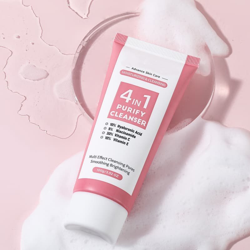 4-in-1 Mild Cleansing Foam Oil-Control Facial Cleanser B2B Manufacturer | Supplier,4-in-1 Mild Cleansing Foam Oil-Control Facial Cleanser B2B Manufacturer | Supplier 
