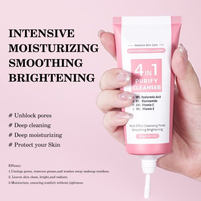 4-in-1 Mild Cleansing Foam Oil-Control Facial Cleanser B2B Manufacturer | Supplier,4-in-1 Mild Cleansing Foam Oil-Control Facial Cleanser B2B Manufacturer | Supplier 