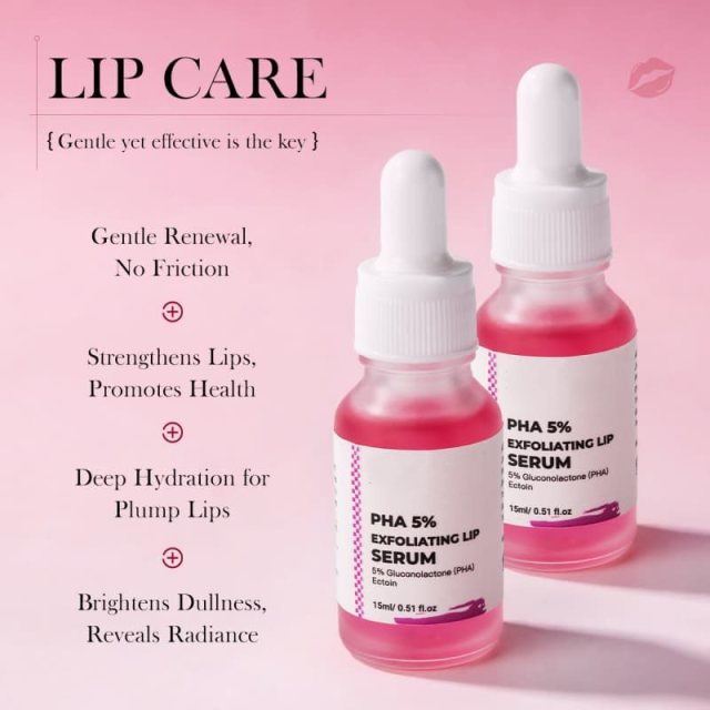 5% PHA Lip Serum with Hyaluronic Acid for Hydration & Moisturization,5% PHA Lip Serum with Hyaluronic Acid for Hydration & Moisturization 