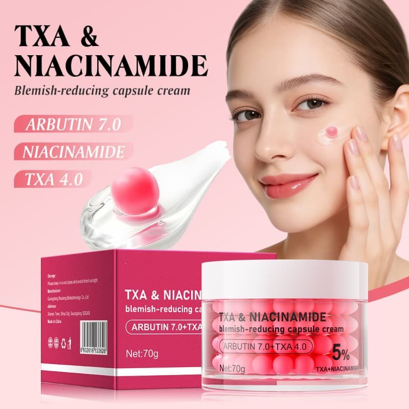 Tranexamic Acid Niacinamide Anti-Wrinkle Capsule Cream, Moisturizing, Hydrating & Firming Skincare Product,Tranexamic Acid Niacinamide Anti-Wrinkle Capsule Cream, Moisturizing, Hydrating & Firming Skincare Product 