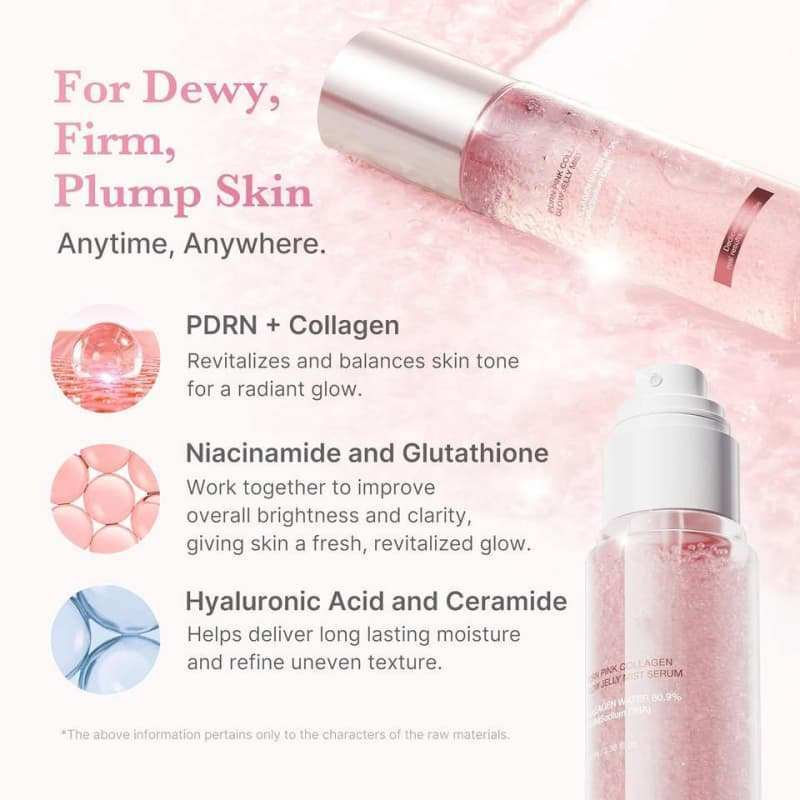 Pink PDRN Collagen Glow Jelly Mist Serum B2B Manufacturer & Supplier,Pink PDRN Collagen Glow Jelly Mist Serum B2B Manufacturer & Supplier 