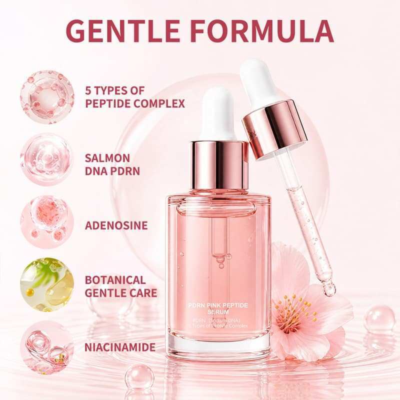 Pink Peptide Essence, Glowing Skin, Long-lasting Hydration, Gentle PDRN Serum,Pink Peptide Essence, Glowing Skin, Long-lasting Hydration, Gentle PDRN Serum 