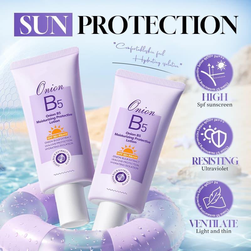 Onion B5 Moisturizing SPF5+++  High Protection Sunscreen Cream,Onion B5 Moisturizing SPF5+++  High Protection Sunscreen Cream 