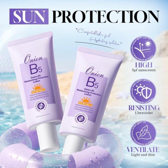 Onion B5 Moisturizing SPF5+++  High Protection Sunscreen Cream,Onion B5 Moisturizing SPF5+++  High Protection Sunscreen Cream 