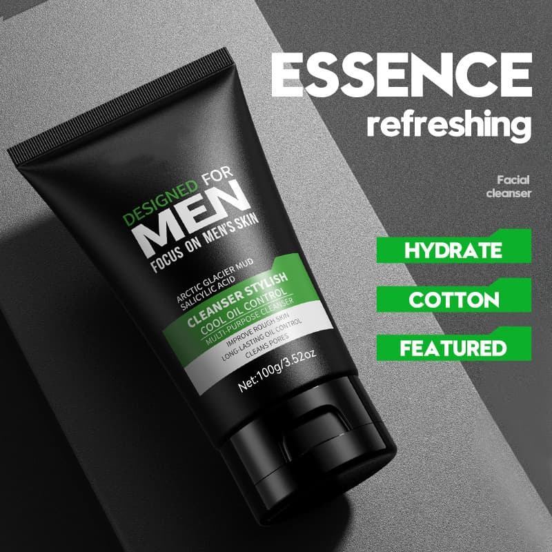 Multi-effect Cleansing Facial Wash for Cool-Style Men, Acne Treatment Skin Cleanser,Multi-effect Cleansing Facial Wash for Cool-Style Men, Acne Treatment Skin Cleanser 