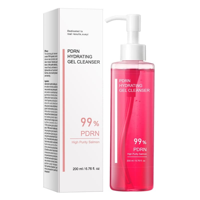 PDRN Hydrating Gel Cleanser | 99% High-Purity Salmon PDRN, Gentle Moisturizing Face Wash for Sensitive Skin,PDRN Hydrating Gel Cleanser | 99% High-Purity Salmon PDRN, Gentle Moisturizing Face Wash for Sensitive Skin 
