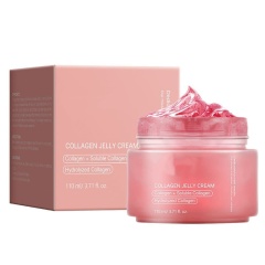 Pink Collagen Jelly Cream | Triple Collagen Complex to Plump, Hydrate & Brighten Dry Dull Skin,Pink Collagen Jelly Cream | Triple Collagen Complex to Plump, Hydrate & Brighten Dry Dull Skin 