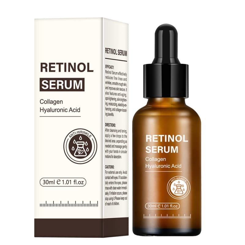 Retinol Anti-Wrinkle Serum | Collagen + HA Complex Smooth Fine Lines, Brighten & Plump Aging Skin,Retinol Anti-Wrinkle Serum | Collagen + HA Complex Smooth Fine Lines, Brighten & Plump Aging Skin 