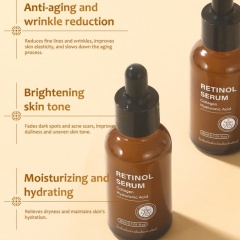 Retinol Anti-Wrinkle Serum | Collagen + HA Complex Smooth Fine Lines, Brighten & Plump Aging Skin,Retinol Anti-Wrinkle Serum | Collagen + HA Complex Smooth Fine Lines, Brighten & Plump Aging Skin 