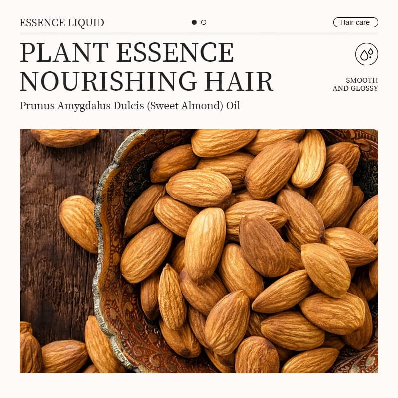 Almond Hair Care Essential Oil | Repair Damaged Hair, Smooth Frizz & Boost Glossy Healthy Hair,Almond Hair Care Essential Oil | Repair Damaged Hair, Smooth Frizz & Boost Glossy Healthy Hair 