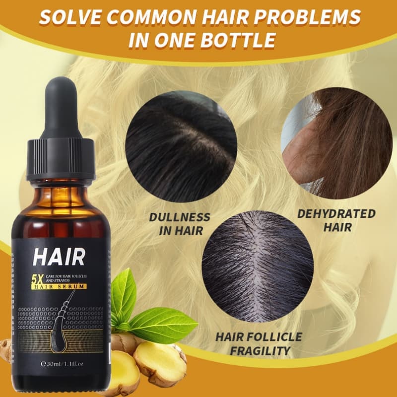 5X Hair Serum | Nutrient Supplement for Hair Follicles, Strengthen Roots & Support Healthier Thicker Hair,5X Hair Serum | Nutrient Supplement for Hair Follicles, Strengthen Roots & Support Healthier Thicker Hair 