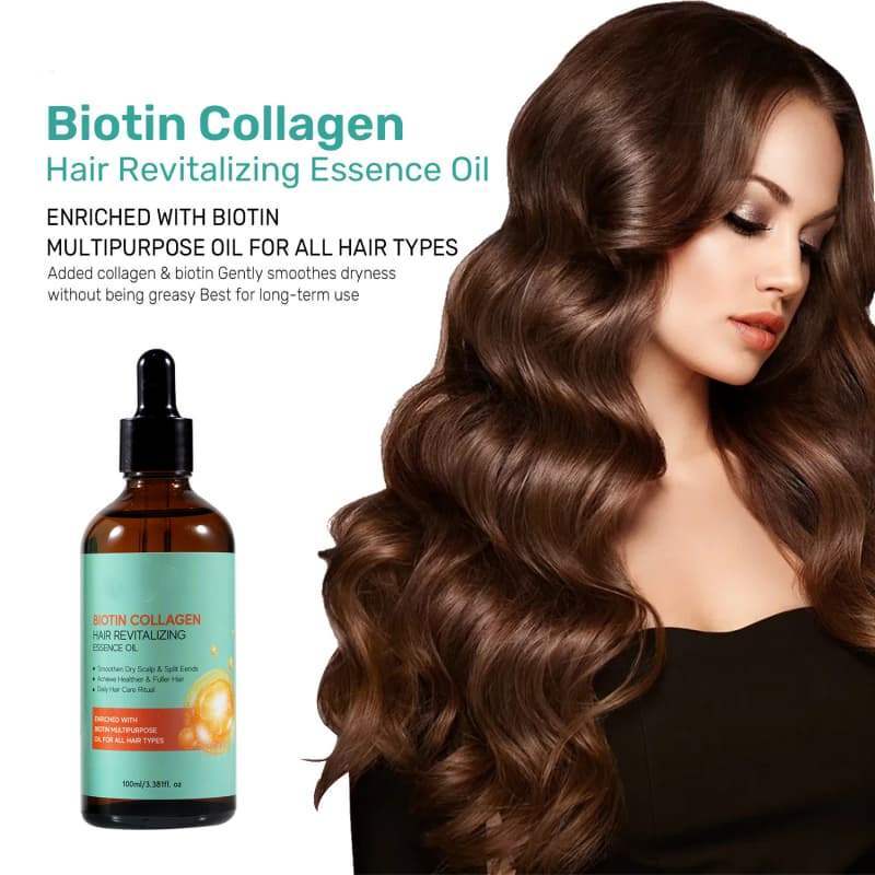 Biotin Leave-In Hair Care Oil, Smoothing, Anti-Frizz, Root Repair & Nourishing Serum,Biotin Leave-In Hair Care Oil, Smoothing, Anti-Frizz, Root Repair & Nourishing Serum 