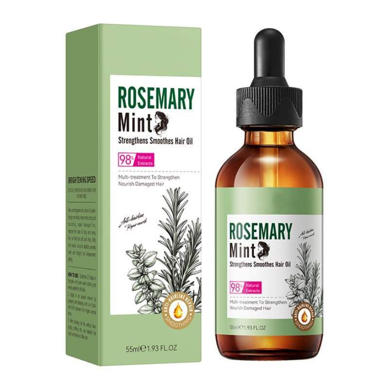 Strengthening Hair Oil & Moisturizing Conditioner with Mint and Rosemary,Strengthening Hair Oil & Moisturizing Conditioner with Mint and Rosemary 