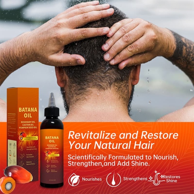 Multi-Ingredient Batana Hair Oil | Rosemary + Castor + Pumpkin Seed Oil Nourish, Grow & Add Shine to Hair,Multi-Ingredient Batana Hair Oil | Rosemary + Castor + Pumpkin Seed Oil Nourish, Grow & Add Shine to Hair 