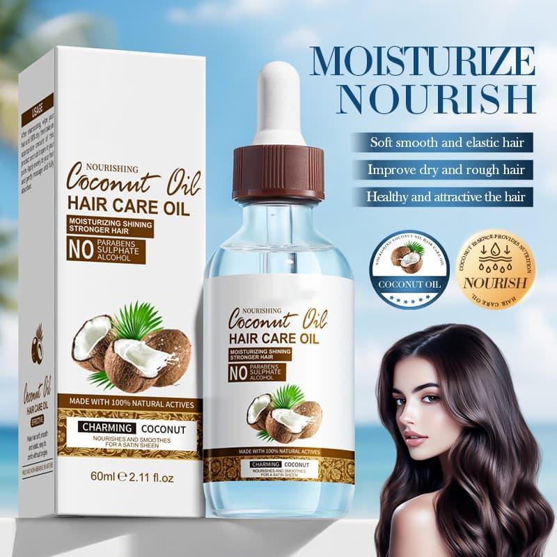 Pure Coconut Hair Oil | Zero Paraben/Sulfate/Alcohol, Moisturize & Smooth Hair for Silky Glossy Finish,Pure Coconut Hair Oil | Zero Paraben/Sulfate/Alcohol, Moisturize & Smooth Hair for Silky Glossy Finish 