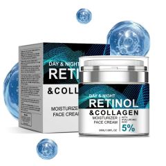 Retinol Collagen Day&Night Cream | 5% Hyaluronic Acid Deep Hydration Anti-Wrinkle Firming Facial Moisturizer,Retinol Collagen Day&Night Cream | 5% Hyaluronic Acid Deep Hydration Anti-Wrinkle Firming Facial Moisturizer 