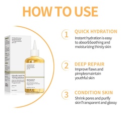 7% Glycolic Acid Toning Solution | Gentle Exfoliator Clear Acne Blemishes & Anti-Aging Face Toner,7% Glycolic Acid Toning Solution | Gentle Exfoliator Clear Acne Blemishes & Anti-Aging Face Toner 