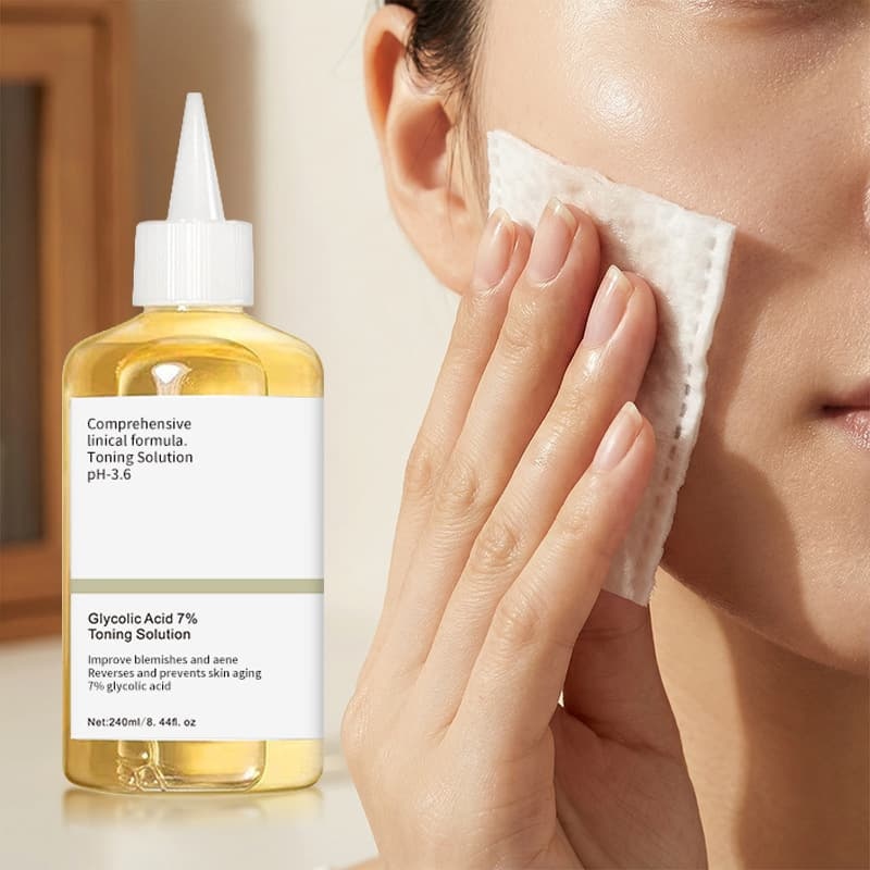 7% Glycolic Acid Toning Solution | Gentle Exfoliator Clear Acne Blemishes & Anti-Aging Face Toner,7% Glycolic Acid Toning Solution | Gentle Exfoliator Clear Acne Blemishes & Anti-Aging Face Toner 
