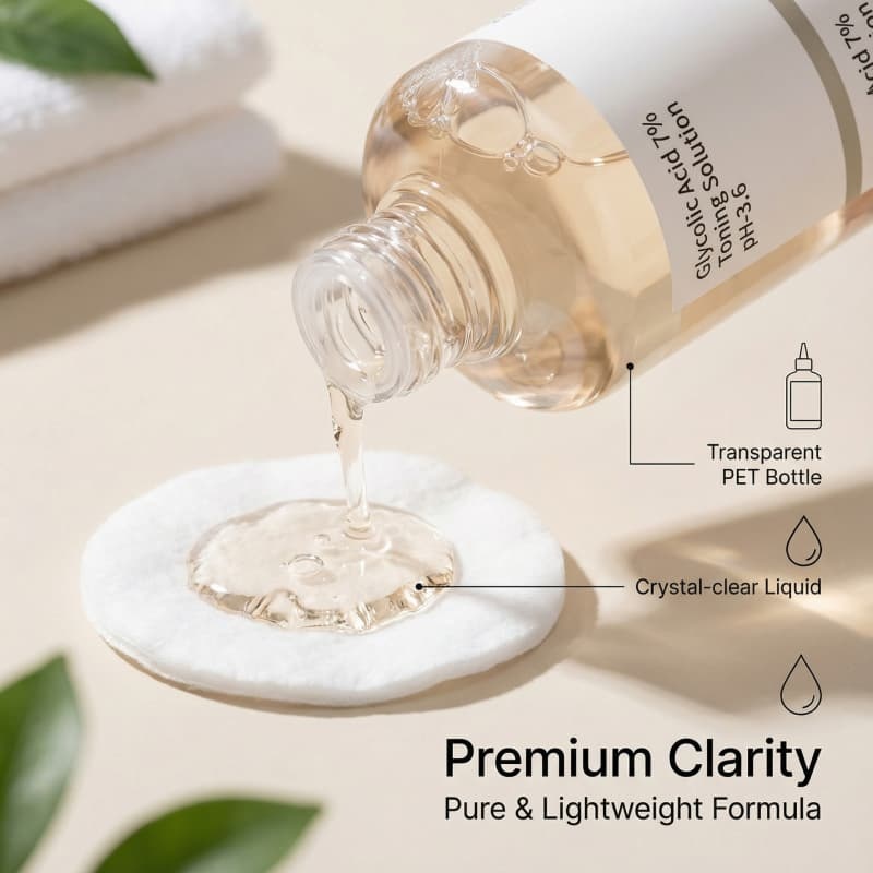 7% Glycolic Acid Toning Solution | Gentle Exfoliator Clear Acne Blemishes & Anti-Aging Face Toner,7% Glycolic Acid Toning Solution | Gentle Exfoliator Clear Acne Blemishes & Anti-Aging Face Toner 