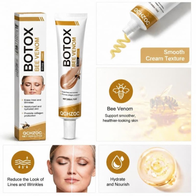 Bee Venom Wrinkle Cream | Boost Collagen, Smooth Fine Lines & Deeply Hydrate Aging Skin,Bee Venom Wrinkle Cream | Boost Collagen, Smooth Fine Lines & Deeply Hydrate Aging Skin 