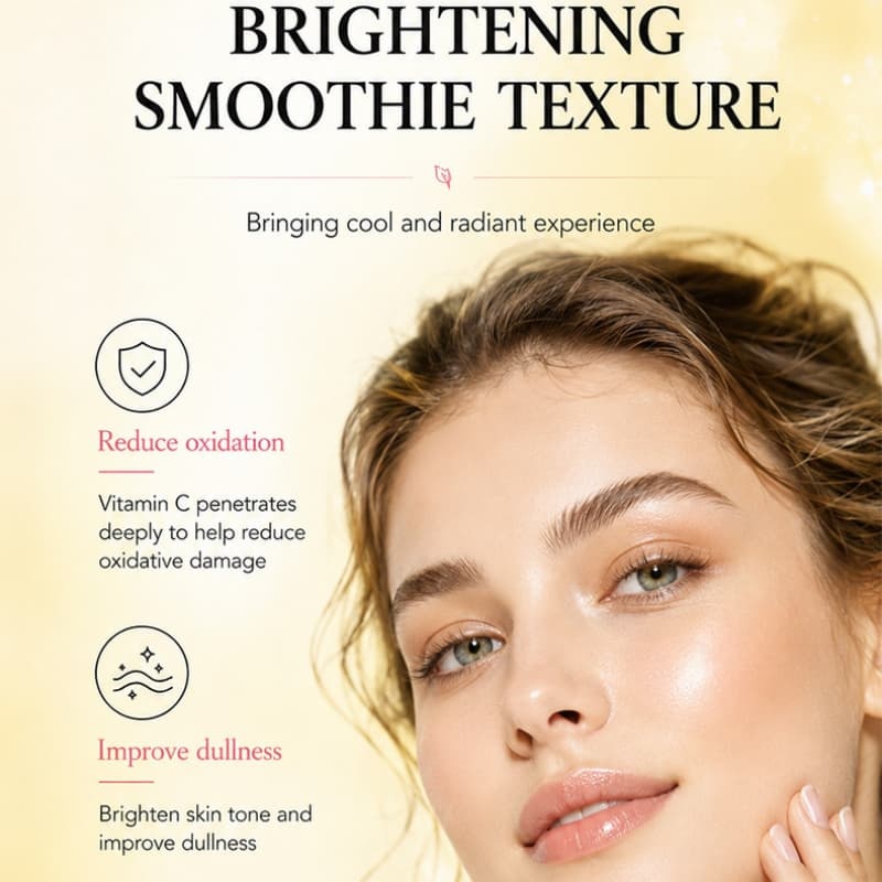 VC Smoothie Cream | Instant Cooling Texture, Brighten Dull Skin & Hydrate,VC Smoothie Cream | Instant Cooling Texture, Brighten Dull Skin & Hydrate 