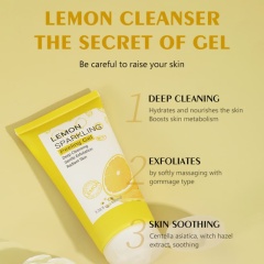 Lemon Sparkling Peeling Gel | Gentle Exfoliation, Deep Clean & Reveal Bright Radiant Skin,Lemon Sparkling Peeling Gel | Gentle Exfoliation, Deep Clean & Reveal Bright Radiant Skin 