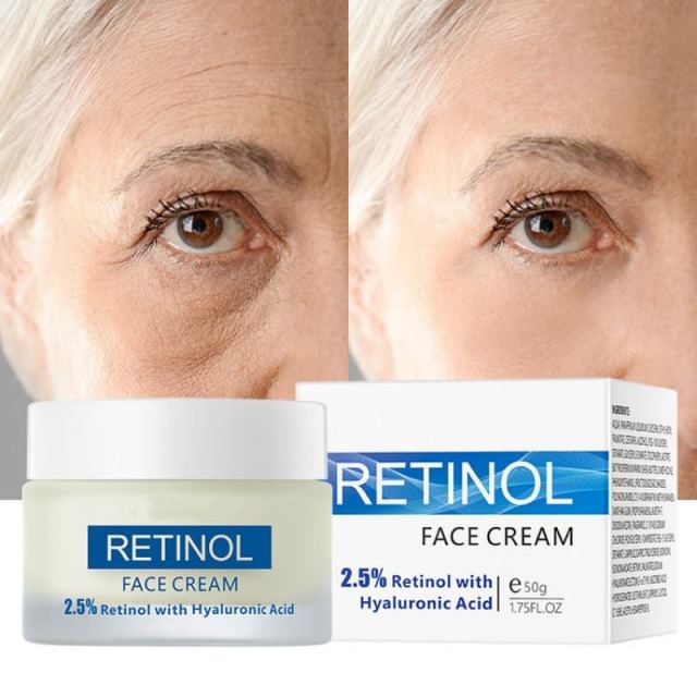 2.5% Retinol Cream | Infused Hyaluronic Acid, Anti-Wrinkle Firming & Long-Lasting Hydrating Facial Moisturizer,2.5% Retinol Cream | Infused Hyaluronic Acid, Anti-Wrinkle Firming & Long-Lasting Hydrating Facial Moisturizer 