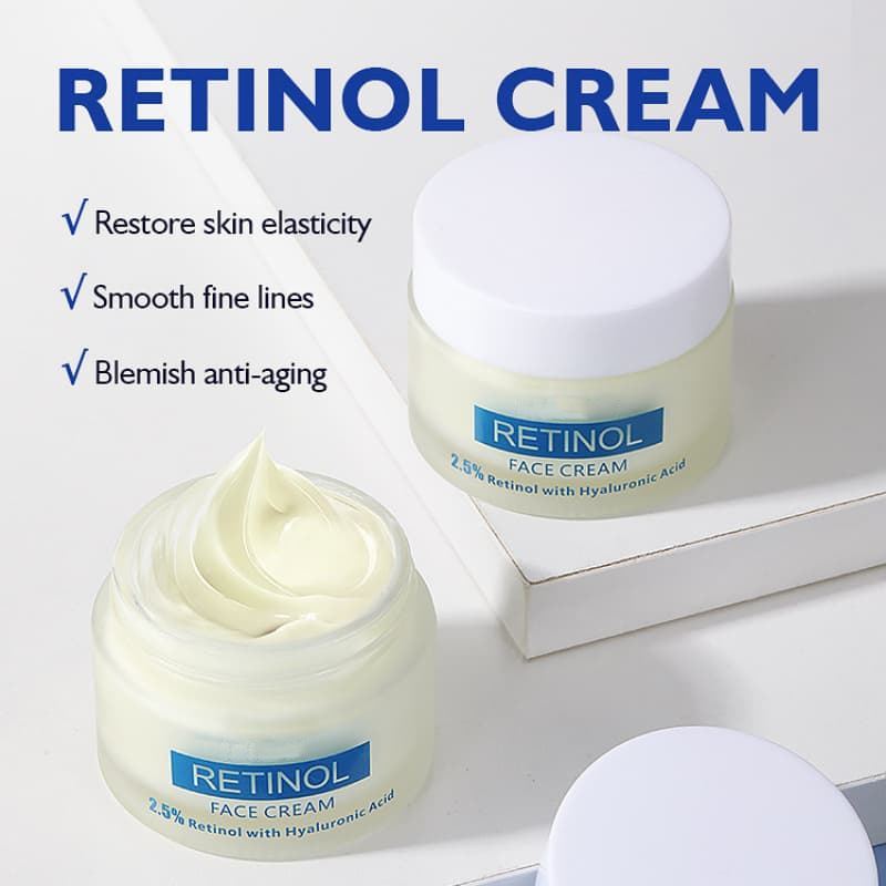 2.5% Retinol Cream | Infused Hyaluronic Acid, Anti-Wrinkle Firming & Long-Lasting Hydrating Facial Moisturizer,2.5% Retinol Cream | Infused Hyaluronic Acid, Anti-Wrinkle Firming & Long-Lasting Hydrating Facial Moisturizer 
