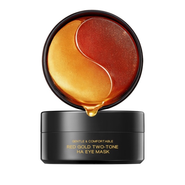 Red Gold Two-Tone Hydrogel Eye Patch with Hydrating & Brightening Care Benefits,Red Gold Two-Tone Hydrogel Eye Patch with Hydrating & Brightening Care Benefits 