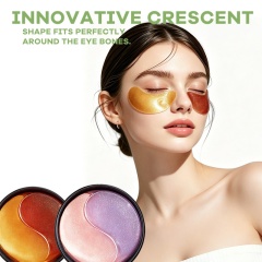 Red Gold Two-Tone Hydrogel Eye Patch with Hydrating & Brightening Care Benefits,Red Gold Two-Tone Hydrogel Eye Patch with Hydrating & Brightening Care Benefits 