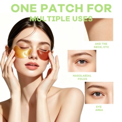Red Gold Two-Tone Hydrogel Eye Patch with Hydrating & Brightening Care Benefits,Red Gold Two-Tone Hydrogel Eye Patch with Hydrating & Brightening Care Benefits 