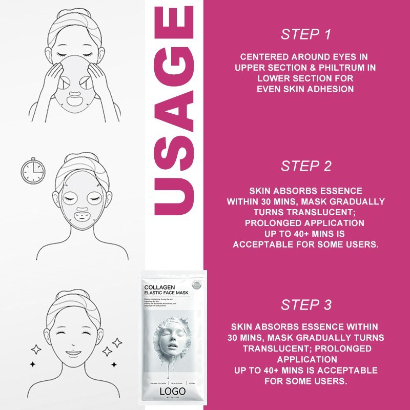 Visible Collagen Absorption Hydrogel Face Mask,Visible Collagen Absorption Hydrogel Face Mask 