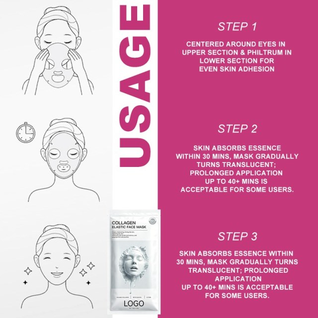 Visible Collagen Absorption Hydrogel Face Mask,Visible Collagen Absorption Hydrogel Face Mask 