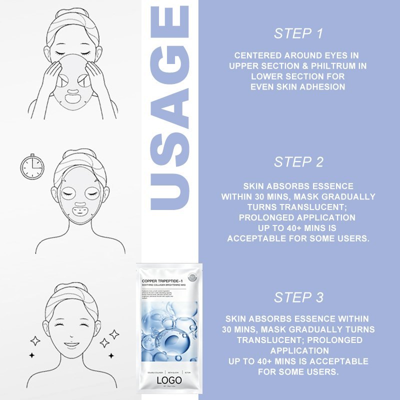 Cooling Blue Hydrogel Mask with Collagen Infusion Technology,Cooling Blue Hydrogel Mask with Collagen Infusion Technology 