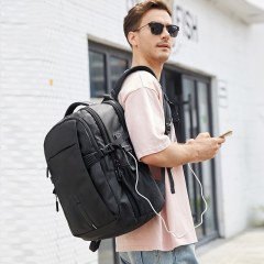 18" Multifunctional Travel Backpack Waterproof, USB Charging, Large Capacity