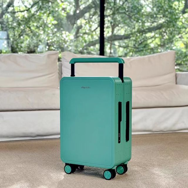 Wide-Handle PC Luggage with TSA Lock Small-Capacity Waterproof Travel Suitcase (20” & 25”)