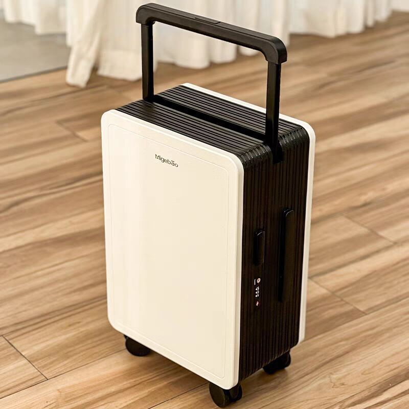 Wide-Handle PC Luggage with TSA Lock Small-Capacity Waterproof Travel Suitcase (20” & 25”)