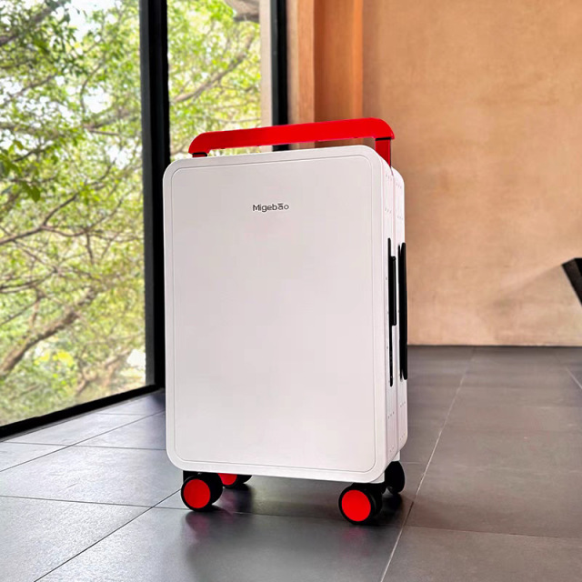 Wide-Handle PC Luggage with TSA Lock Small-Capacity Waterproof Travel Suitcase (20” & 25”)