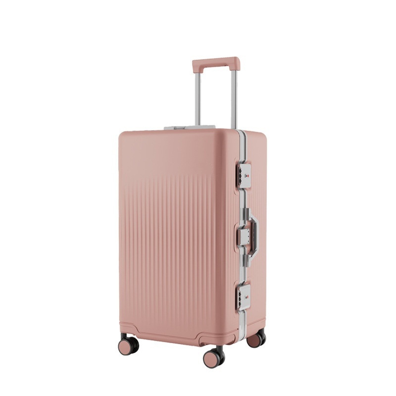 Multi-Functional Travel Suitcase 24" with USB Charging, Cup Holder & TSA Lock