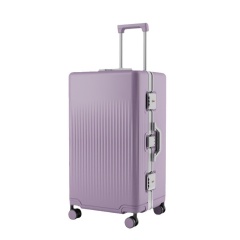 Multi-Functional Travel Suitcase 24" with USB Charging, Cup Holder & TSA Lock