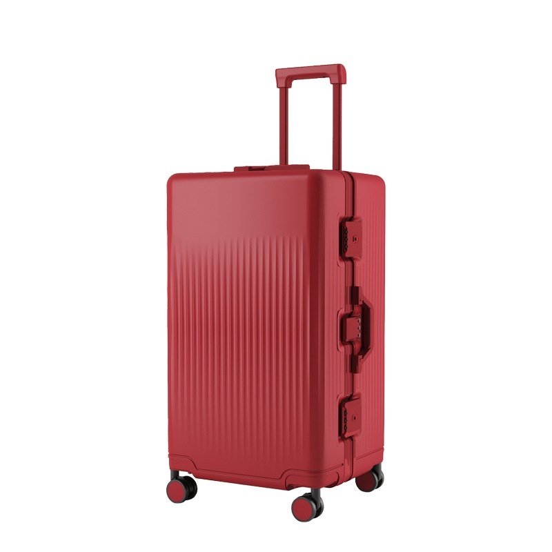 Multi-Functional Travel Suitcase 24" with USB Charging, Cup Holder & TSA Lock