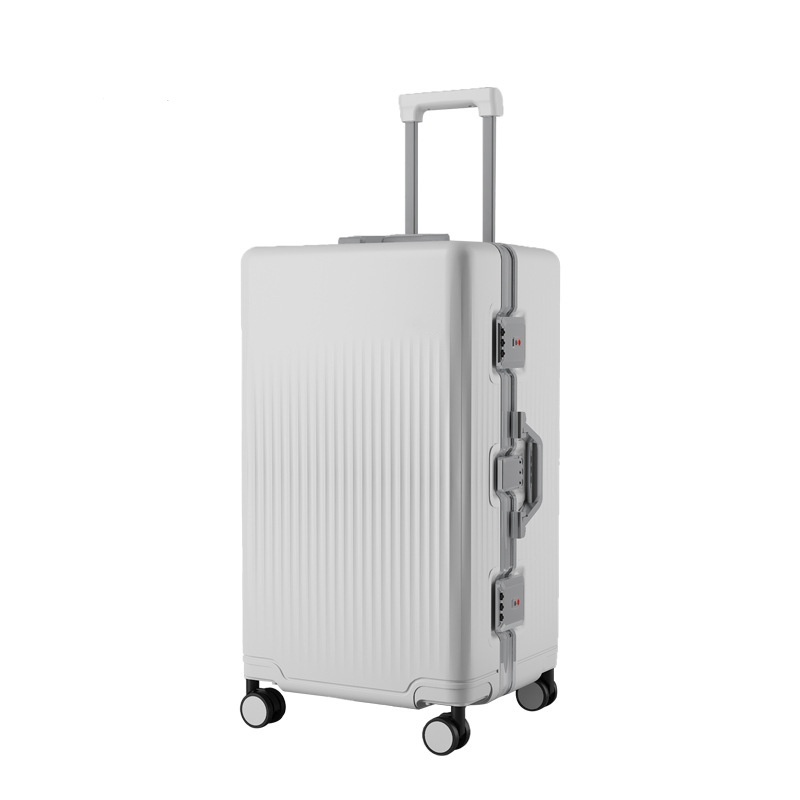 Multi-Functional Travel Suitcase 24" with USB Charging, Cup Holder & TSA Lock