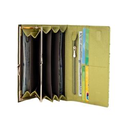Elegant Minimalist Leather Card Holder & Purse Wallet for Women – Customizable Design