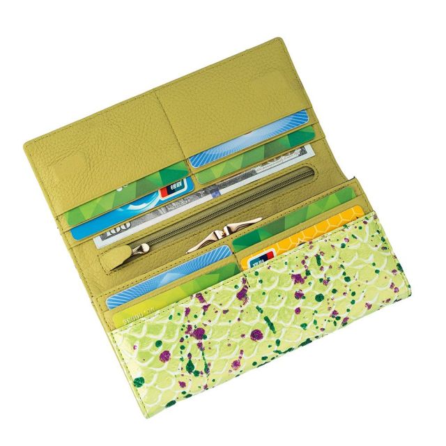 Elegant Minimalist Leather Card Holder & Purse Wallet for Women – Customizable Design