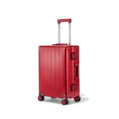Factory Wholesale Aluminum Luggage Hot Selling All-Aluminum Pilot Luggage with TSA Lock and Unisex Trolley Suitcase