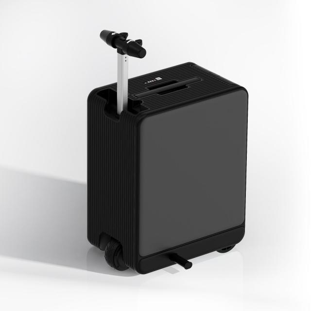 Upgraded Electric Hidden Telescopic Foot Pedal 20-Inch Trolley Travel Suitcase