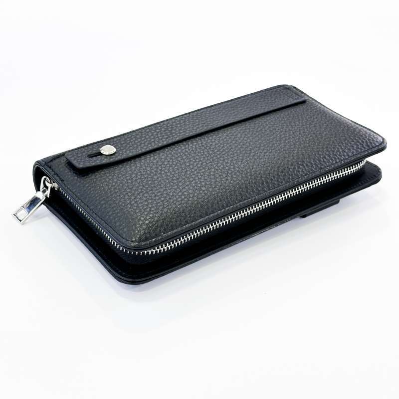 Men's Business Cross-Border Clutch, PU Multi-Card Slot Wallet, Large Capacity Portable Bag