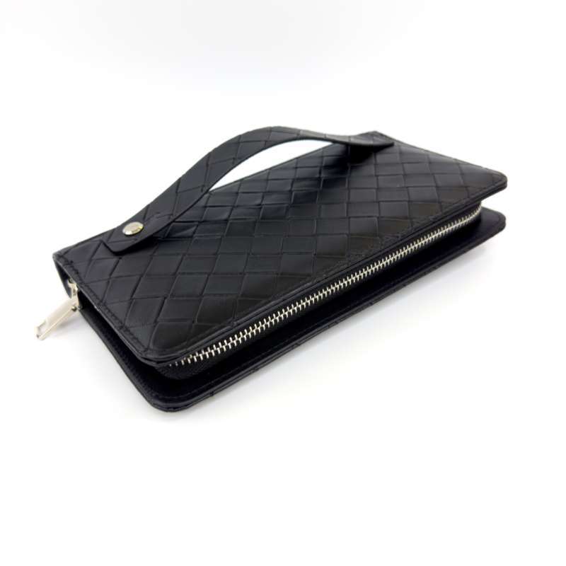 Men's Business Cross-Border Clutch, PU Multi-Card Slot Wallet, Large Capacity Portable Bag