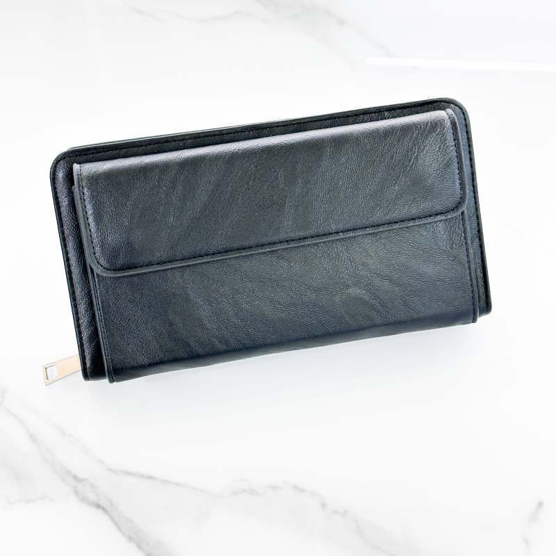 Customizable Multi-Texture PU Leather Business-Leisure Wallet with Multi-Compartment