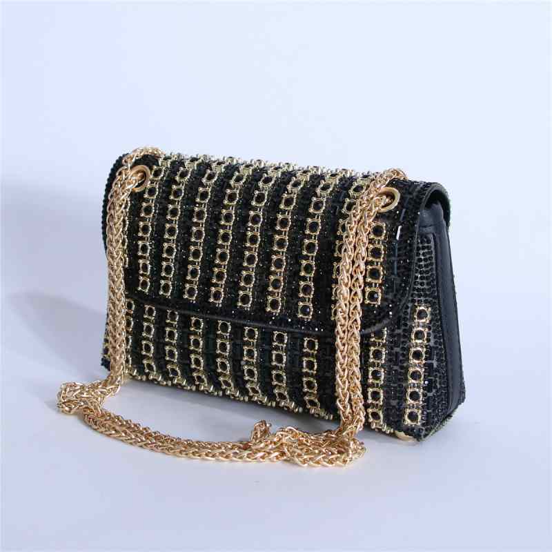 New Cross-Border Gemstone Evening Bag, Diamond-Encrusted, Elegant Evening Bag For Ladies